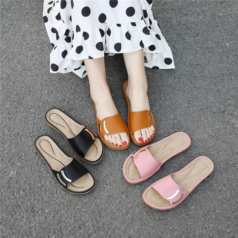 Dame komfortable sandaler med fashionable accenter Stilla
