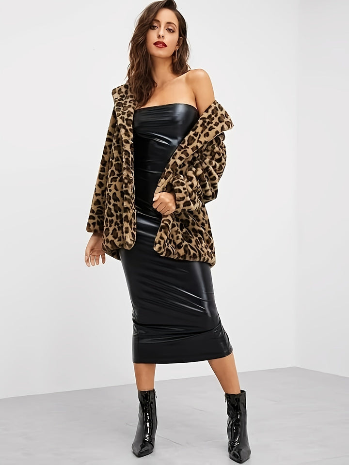 Stilla | Blød Jakke Med Leopardprint