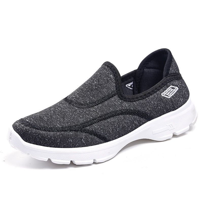 Dame Bekvemme Slip-On Sneakers med åndbart strikoverflade og fleksibel sål Stilla