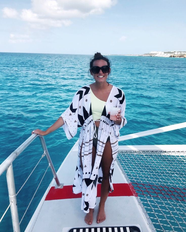 Dame Strandkimono Stilla