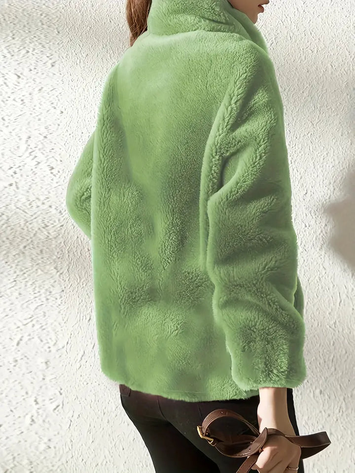 Stilla | Komfortabel Lynlås Sweatshirt Med Snøre