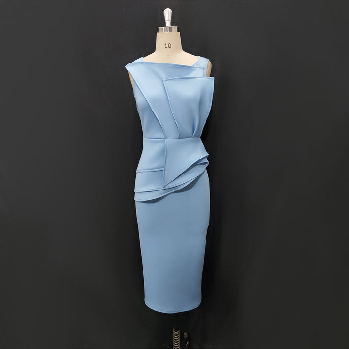 Dame Etuikjole med elegant draperingsdesign Skovae