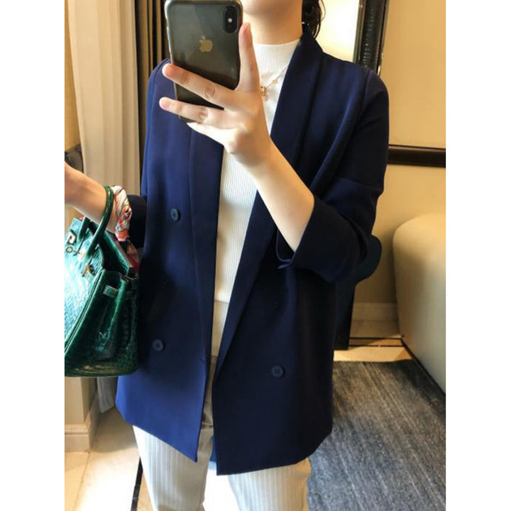 Dame elegant Oversized-blazer med moderne snit og kvalitetsdetaljer Stilla