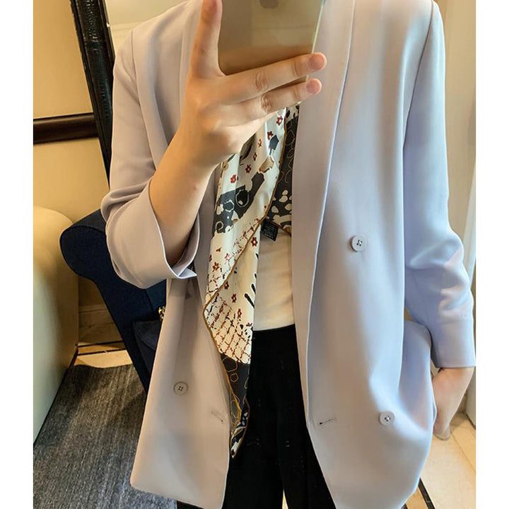 Dame elegant Oversized-blazer med moderne snit og kvalitetsdetaljer Stilla