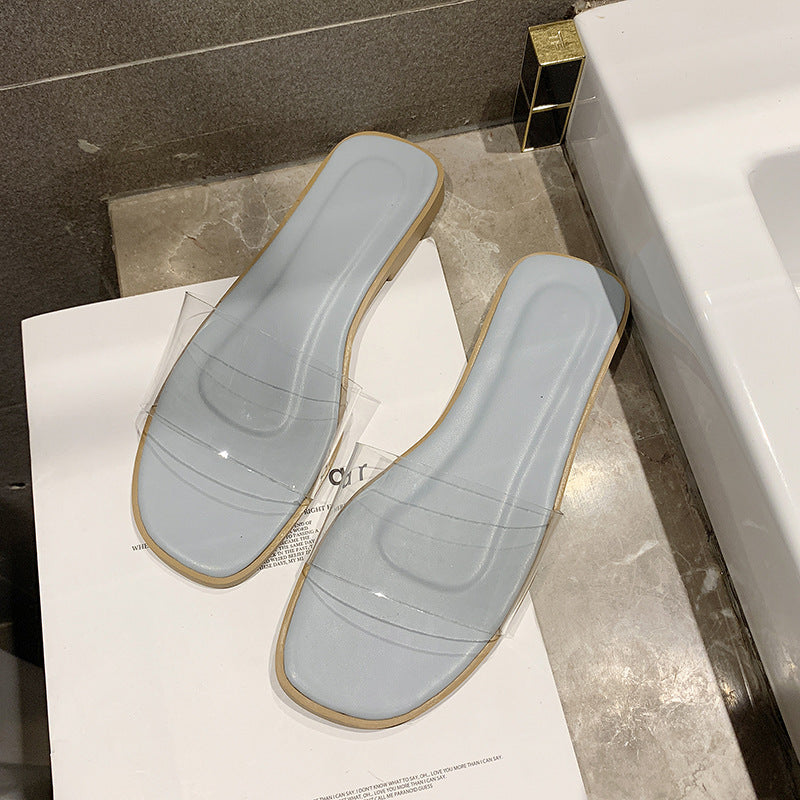 Dame Gennemsigtige Mules med komfortabel indersål og moderne design Stilla