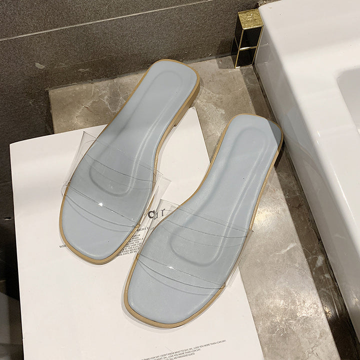 Dame Gennemsigtige Mules med komfortabel indersål og moderne design Stilla