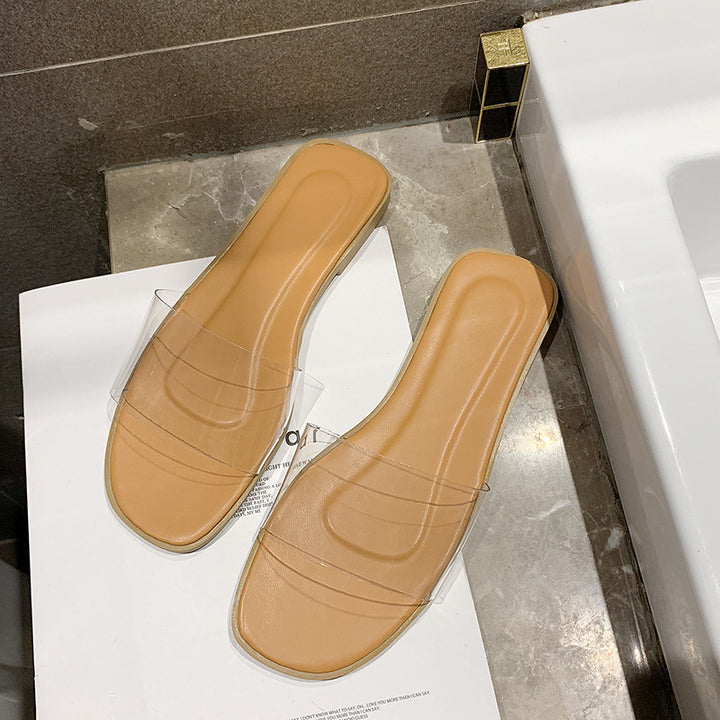 Dame Gennemsigtige Mules med komfortabel indersål og moderne design Stilla