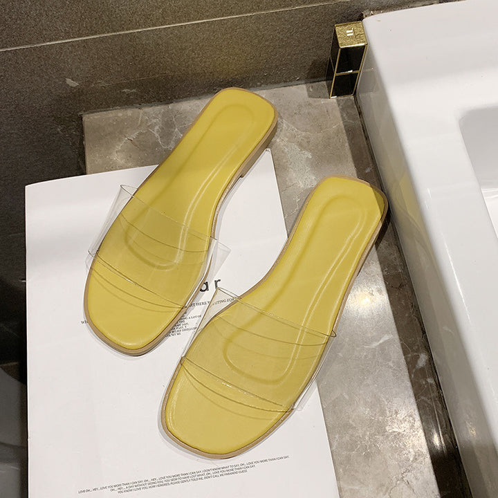 Dame Gennemsigtige Mules med komfortabel indersål og moderne design Stilla