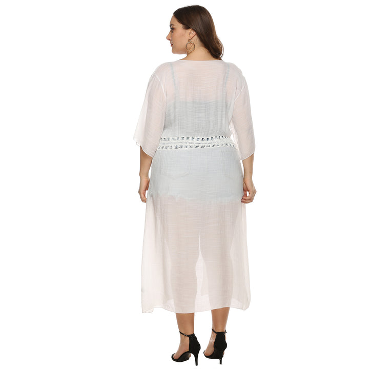 Femme Hæklet-Detail Strandcover-Up Kjole Stilla