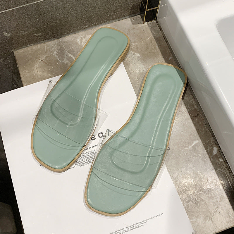 Dame Gennemsigtige Mules med komfortabel indersål og moderne design Stilla