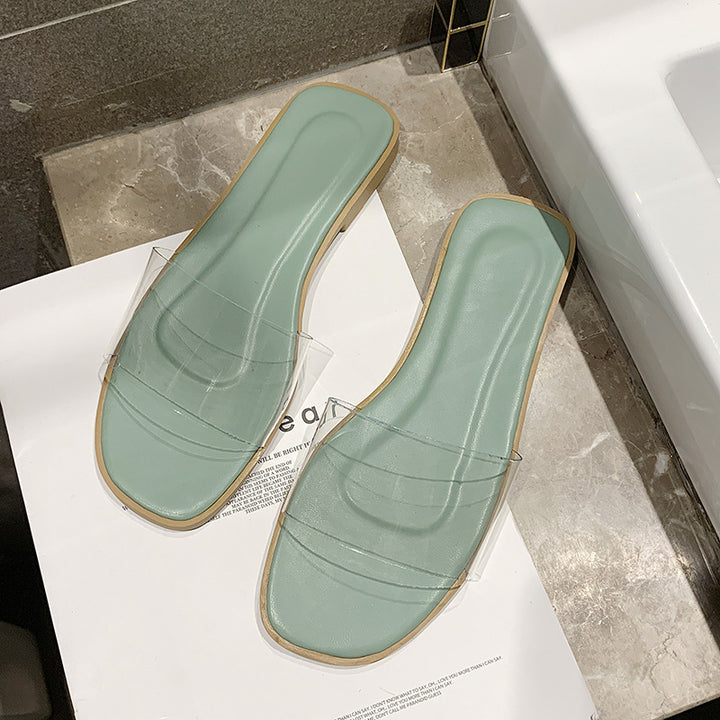 Dame Gennemsigtige Mules med komfortabel indersål og moderne design Stilla