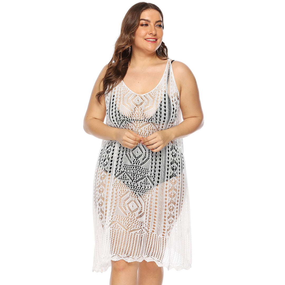 Femme Spids-Crochet Strandkjole Stilla