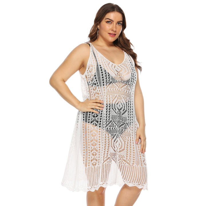 Femme Spids-Crochet Strandkjole Stilla