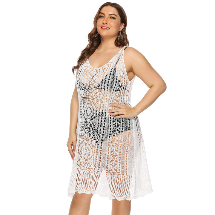 Femme Spids-Crochet Strandkjole Stilla