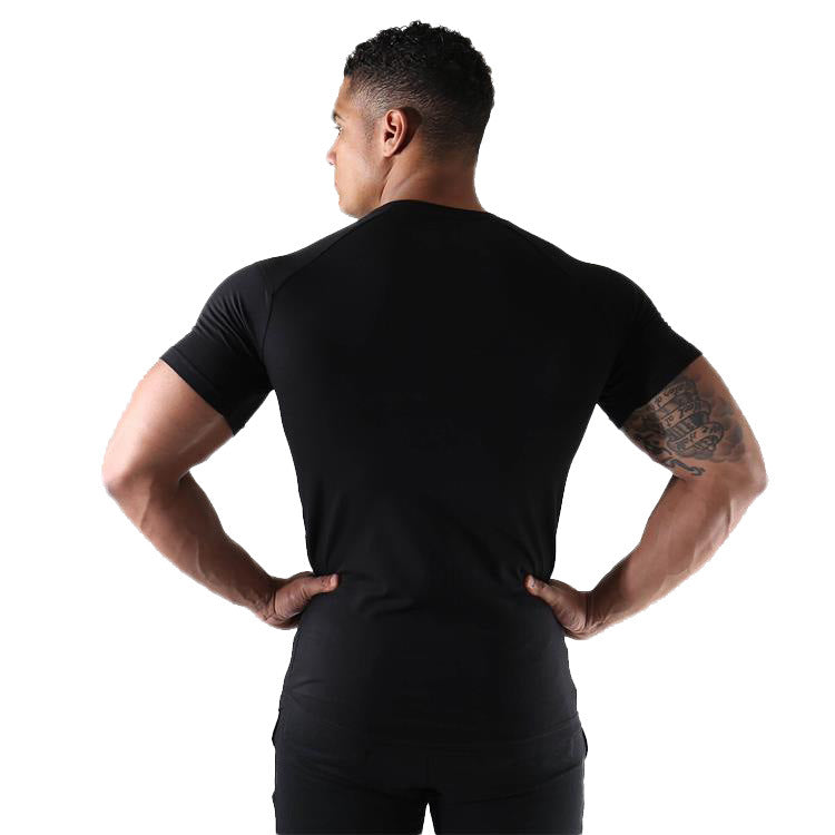 Herren kompressionsshirt med åndbare zoner for optimal muskelstabilitet Stilla