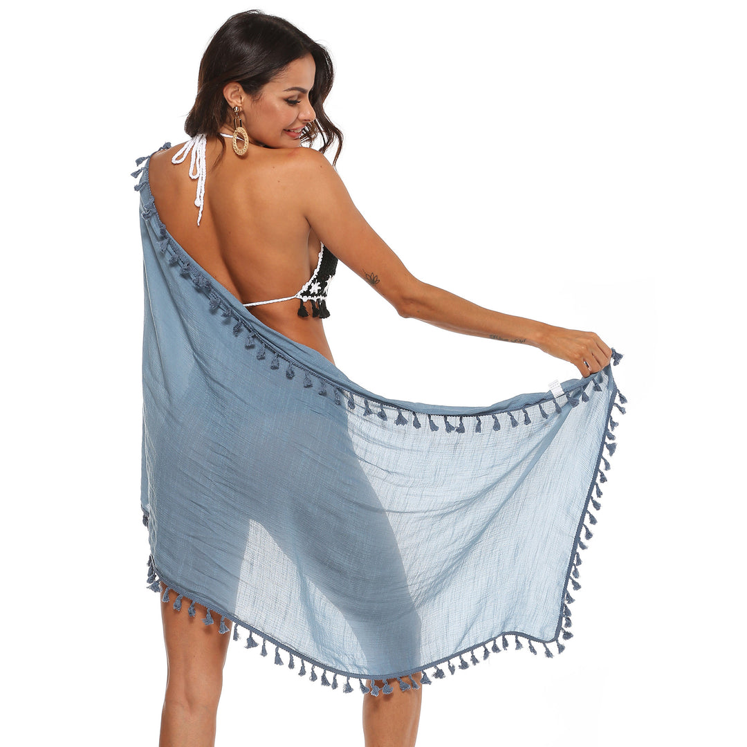 Kvinder Let Strand Sarong Wrap Stilla