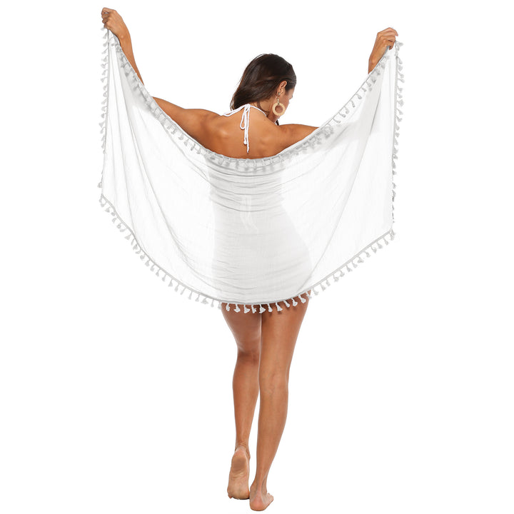 Kvinder Let Strand Sarong Wrap Stilla