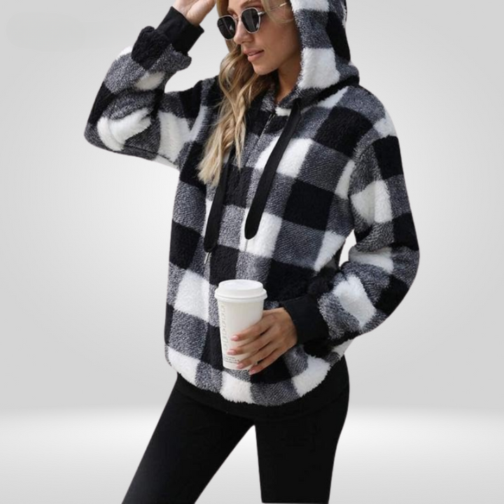 Stilla | Elegant Pullover Med Halvlynlås