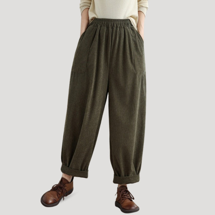 Stilla | Corduroy Brede Bukser