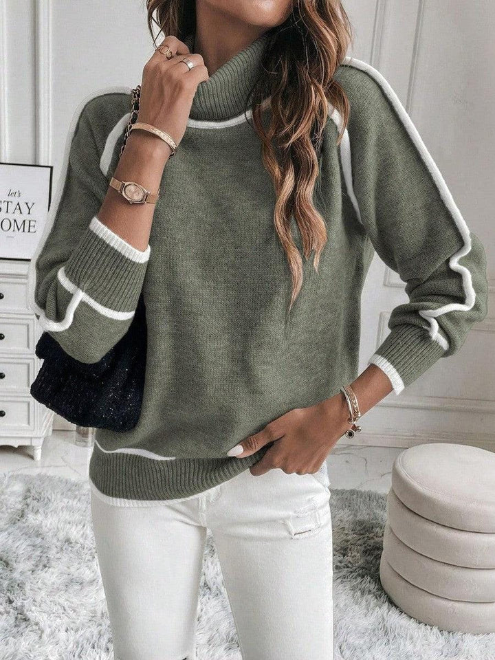 Stilla | Rullekravesweater Elegant Moderne Stil Ideel til vinteren