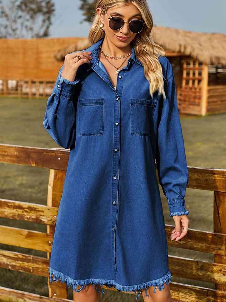 Stilla | Hem Krave Denim Kjole