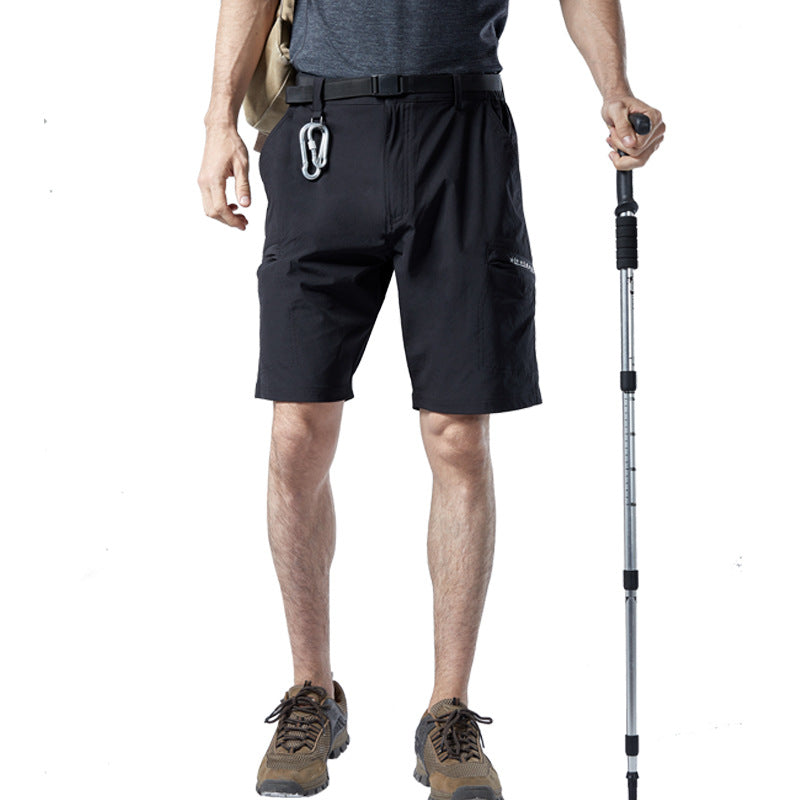 Herre multifunktionelle cargo-shorts med justerbar talje Stilla