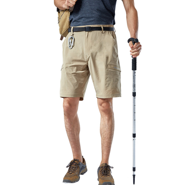 Herre multifunktionelle cargo-shorts med justerbar talje Stilla