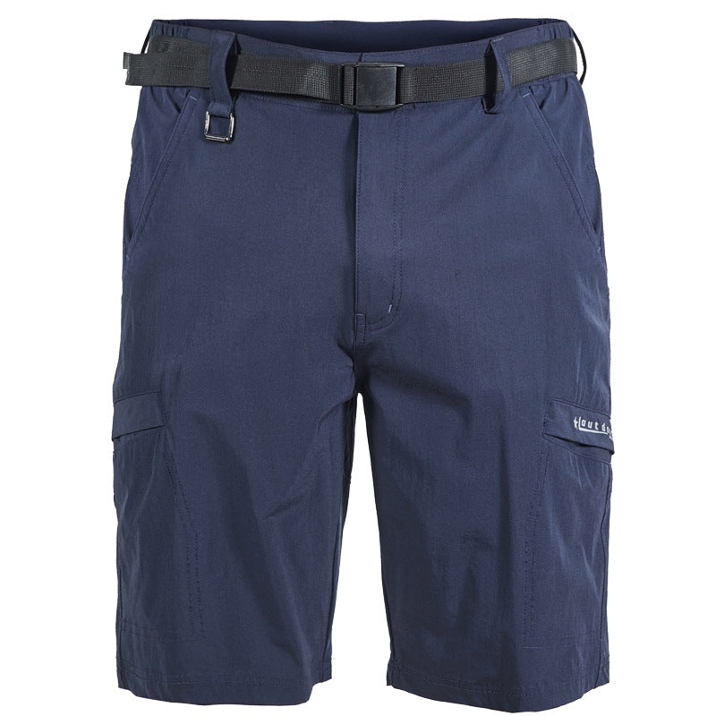 Herre multifunktionelle cargo-shorts med justerbar talje Stilla
