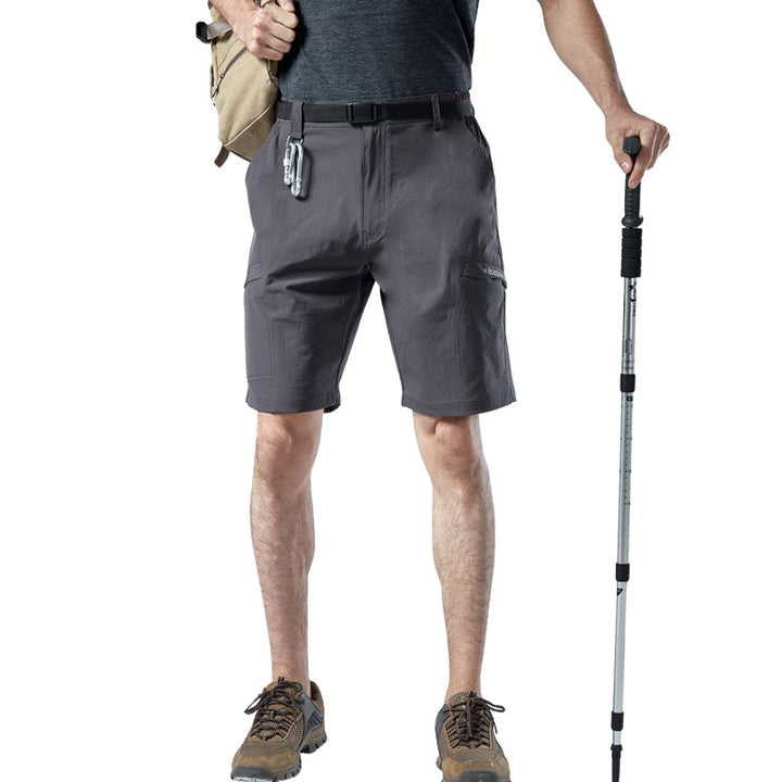 Herre multifunktionelle cargo-shorts med justerbar talje Stilla