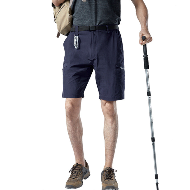 Herre multifunktionelle cargo-shorts med justerbar talje Stilla
