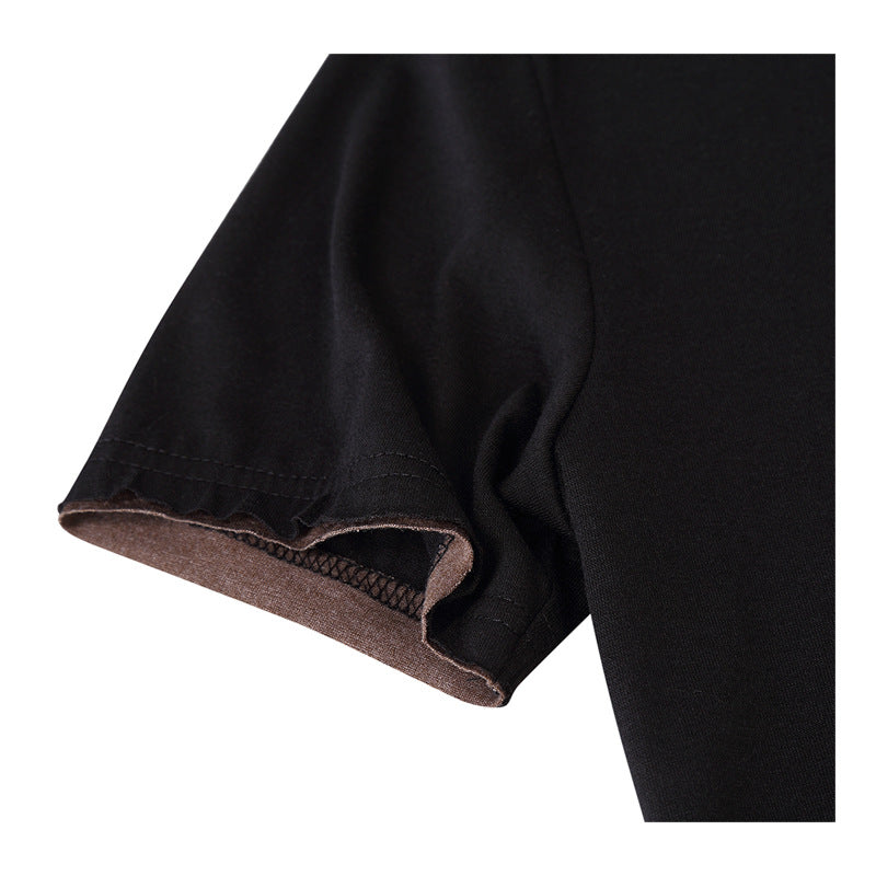 Herrer Langærmet Henley T-shirt i åndbart jersey med stilfulde knapdetaljer Stilla