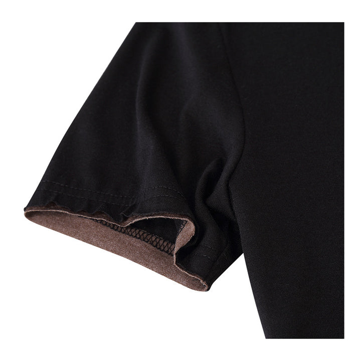 Herrer Langærmet Henley T-shirt i åndbart jersey med stilfulde knapdetaljer Stilla