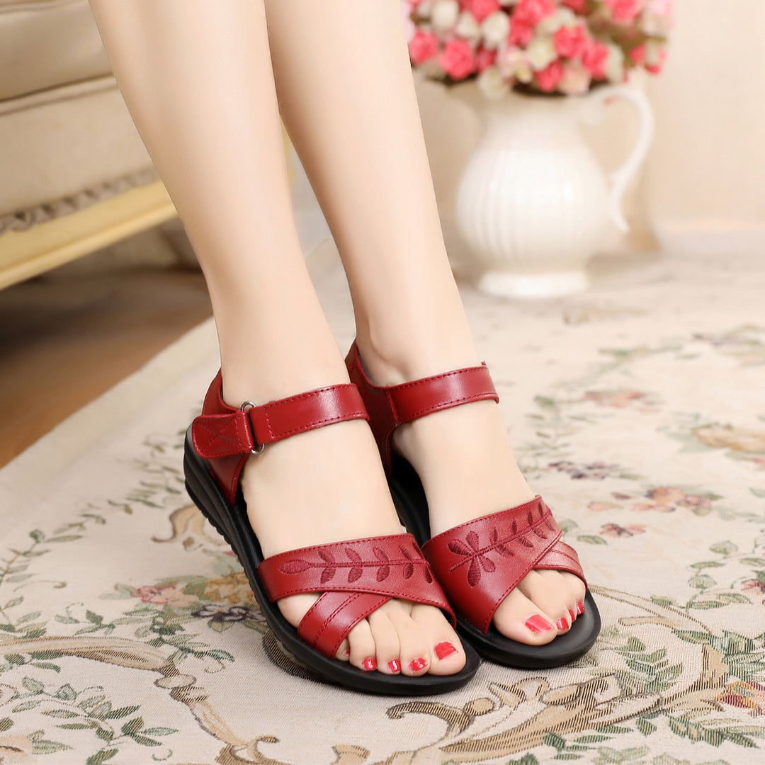Femme Stilfulde Justerbare Strop Sandaler Stilla