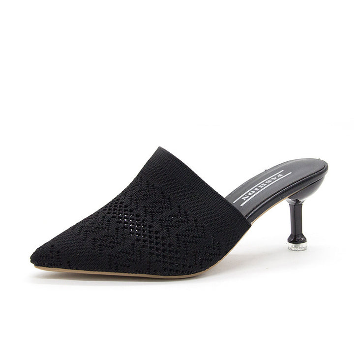 Dame Mode Mules med elegant spids og behagelig hæl Stilla