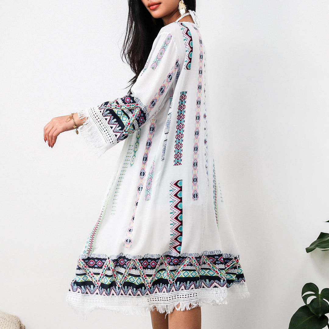 Dame afslappet Boho-kjole Stilla