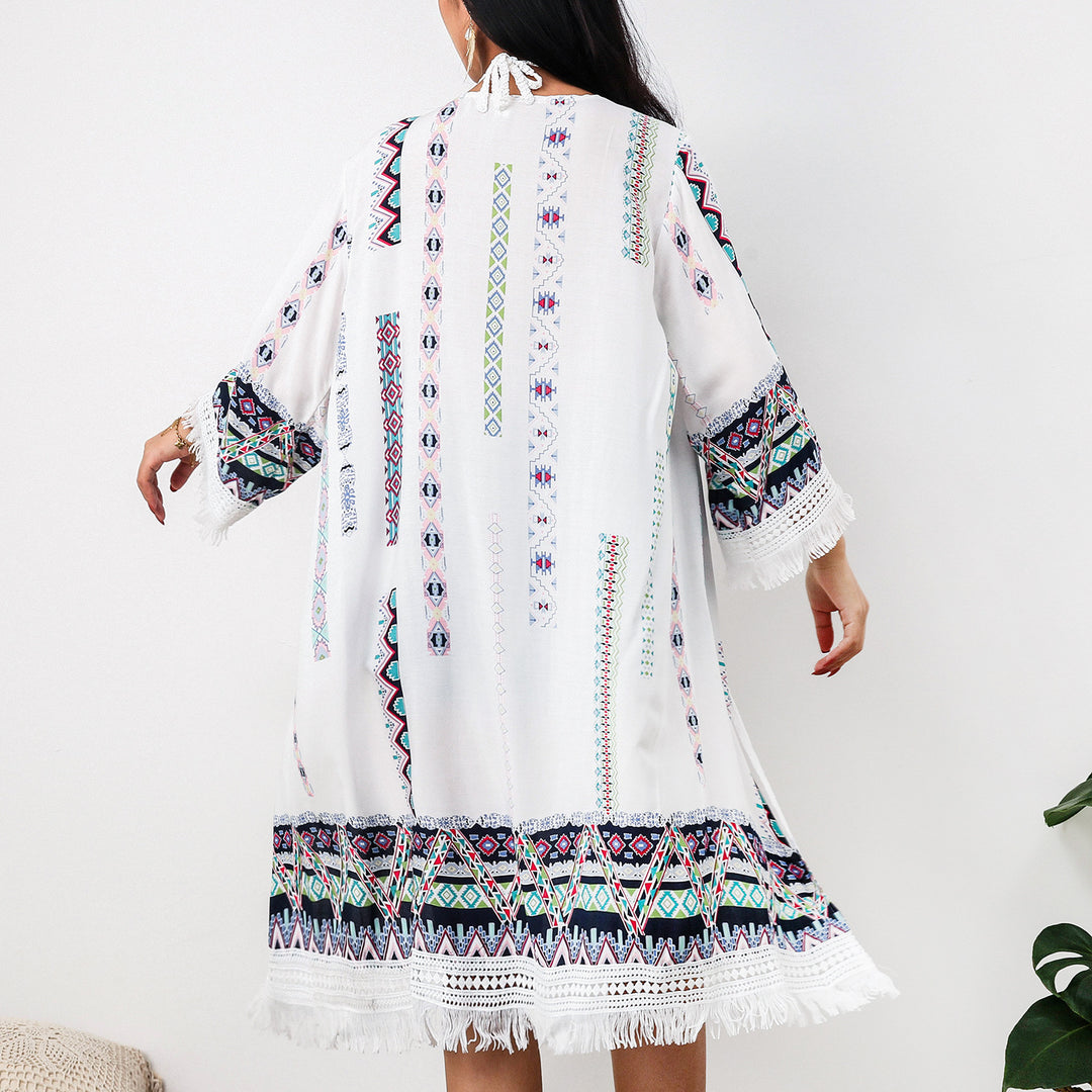 Dame afslappet Boho-kjole Stilla