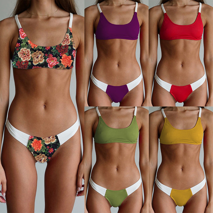 Dame bikinisæt med moderne design og justerbare stropper Stilla