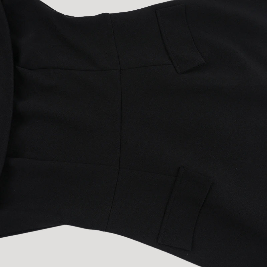 Stilla | Kvinders Off Shoulder Sort Mini Kjole