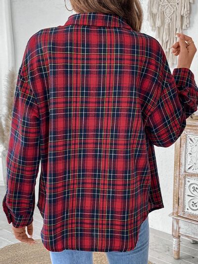 Skovae | Checkered Button-Up Langærmet Bluse