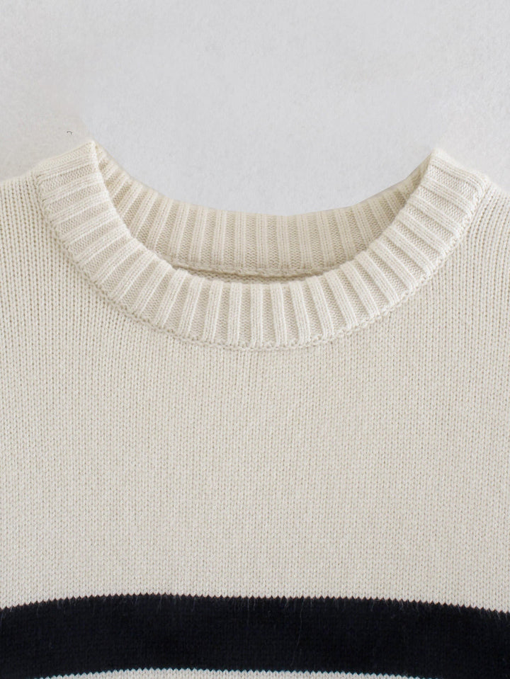Stilla | Bluse i Stribet Materiale i Hvid