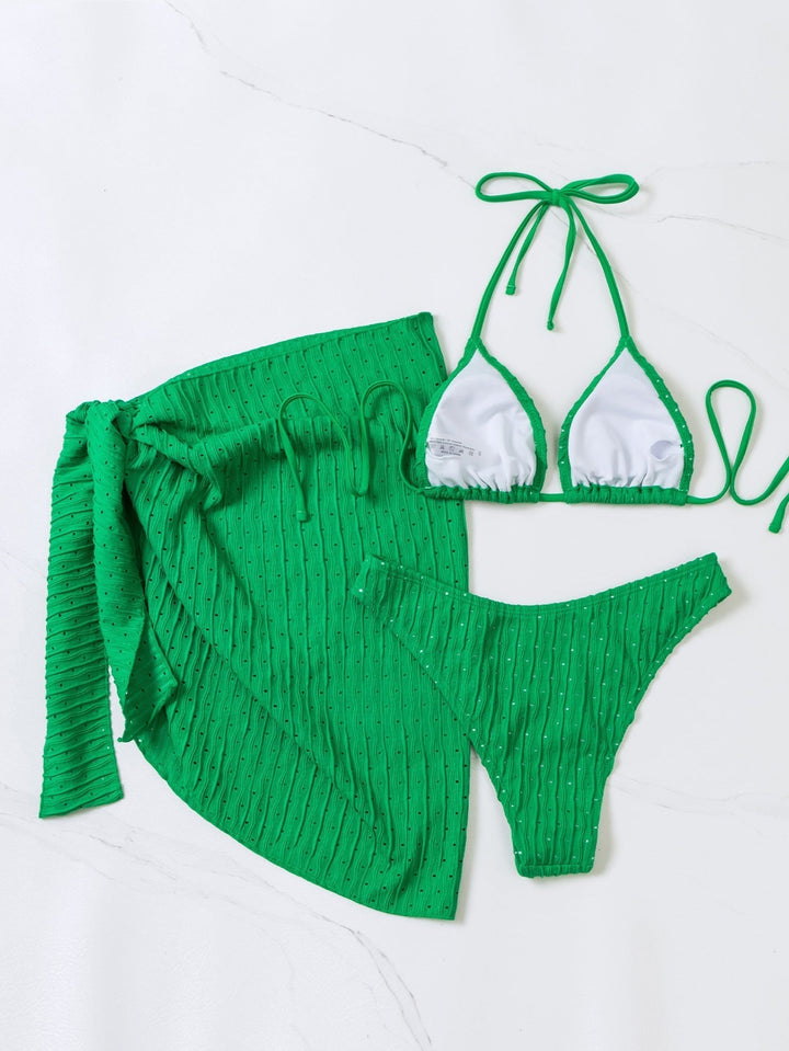 Stilla | Triangle Bikini top og natkjole nederdel