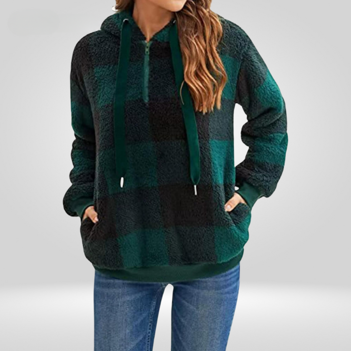 Stilla | Elegant Sweater Med Halvlynlås