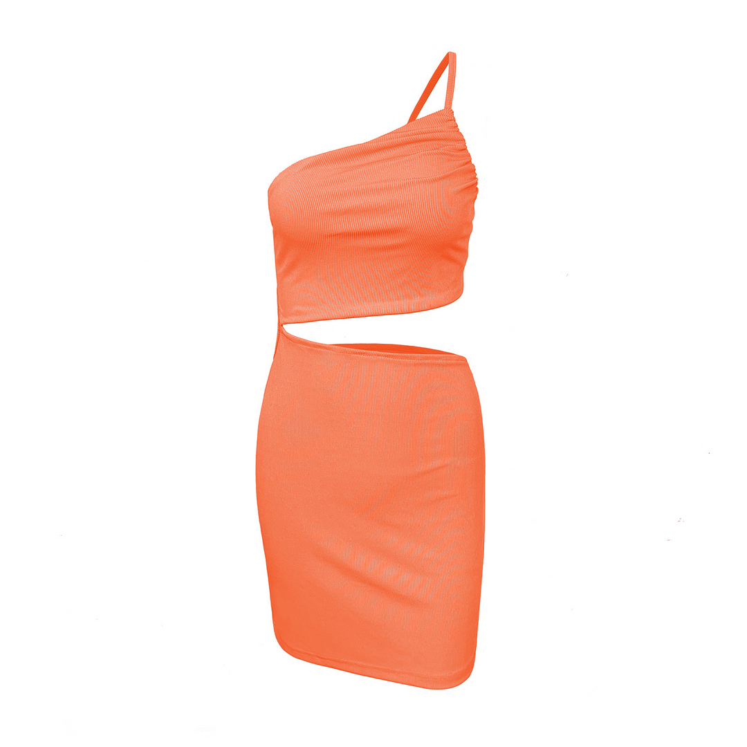 Stilla | Bodycon Mokkakjole Med En Skulder