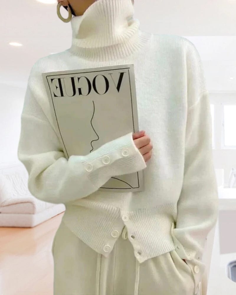 Stilla | Rullekravepullover Klassisk Moderne Stil Ideel til Vinteren