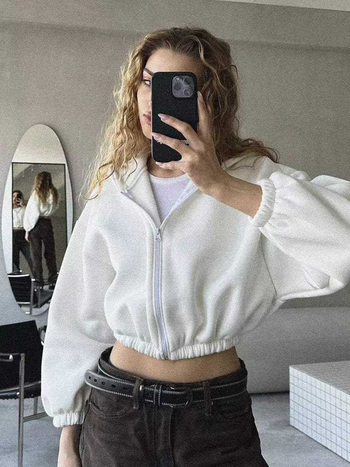 Stilla | Casual, Letvægts, Kort Sports Hoodie Jakke