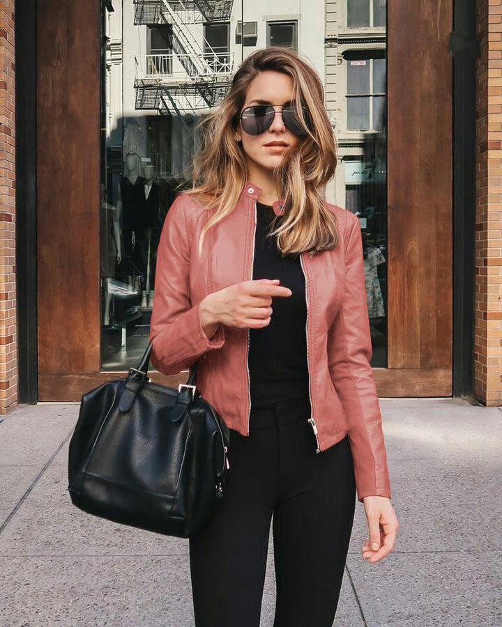 Stilla | Modetrend Bikerjakke med elegant præg