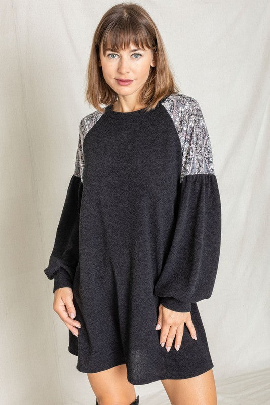 Stilla | Skulder Accent Tunika Kjole