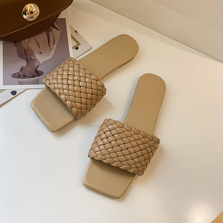 Dame Komfortable Clogs med flettet rem og skridsikker sål Stilla