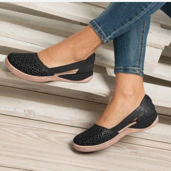 Dame Komfortable Ballerinaer med åndbart design og skridsikker sål Stilla