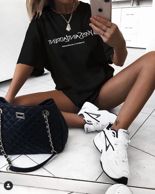 Dame Oversized T-Shirt Stilla